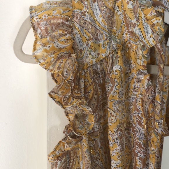 Rachael Zoe sheer blouse. - Picture 4 of 15